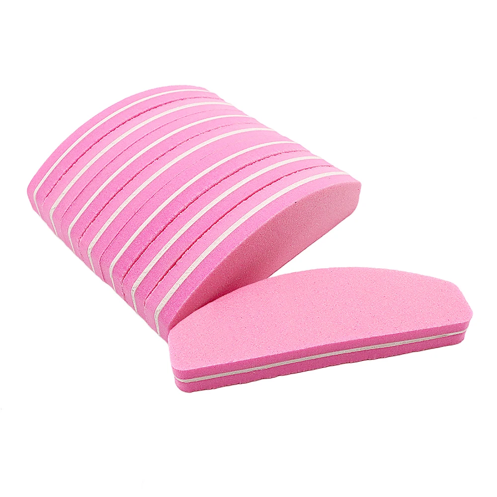 5/10/20pcs Professional Pink Nail Files Polish Block Sponge Women Manicure Tool Nail Polish UV Gel Lime a Ongle Wholesale Tools