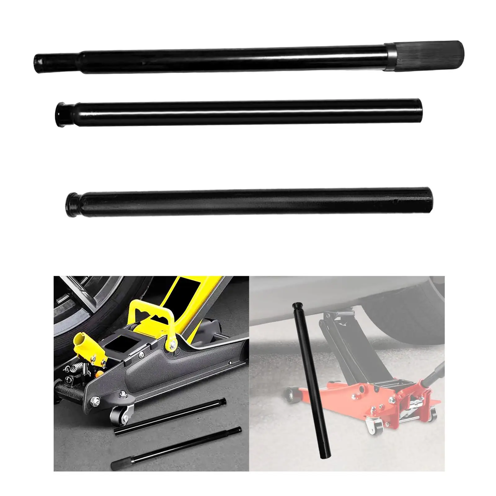 3 Tonnen horizontaler hydraulischer Wagenhebergriff, 12 mm Durchmesser, quadratisches Loch, Kfz-Wagenheber-Zubehör für automatisches Heben von Automotive