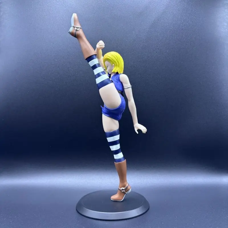 在庫ドラゴンボールアンドロイド 18 フィギュアラズリアニメ置物 Pvc モデル像グッズおもちゃカスタマイズされた装飾人形ギフト