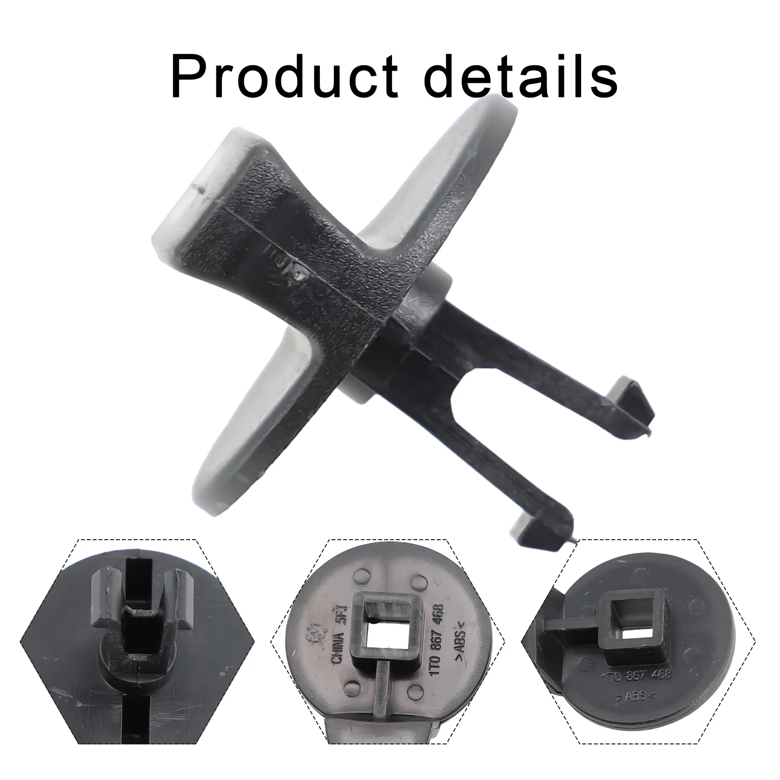 1pc Trunk Lining Locking Bolt Fits For Passat For Touran For Golf 1J0867467 3C9867467 3C9867468 1J0867468 ABS Car Accessories