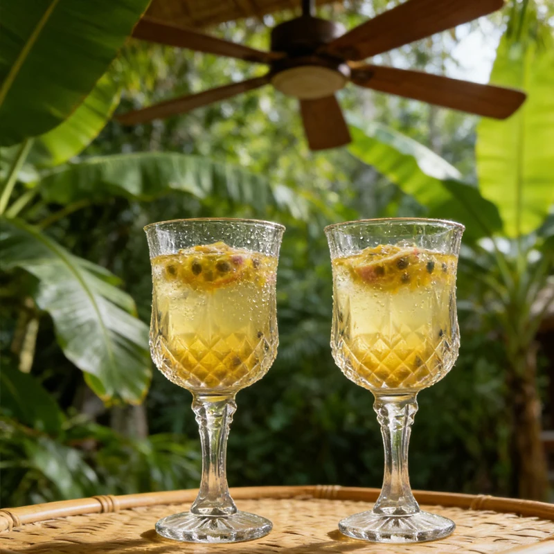 

Exquisite Red Wine Glass Drinkware Luxury Champagne Glass Retro-style Transparent Wine Glasses Suitable for New Year Gift Giving