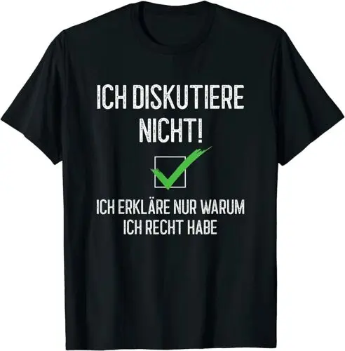 Neu Ich Diskutiere Nicht Ich Erkläre Warum Ich Recht Habe Lustig Premium T-Shirt