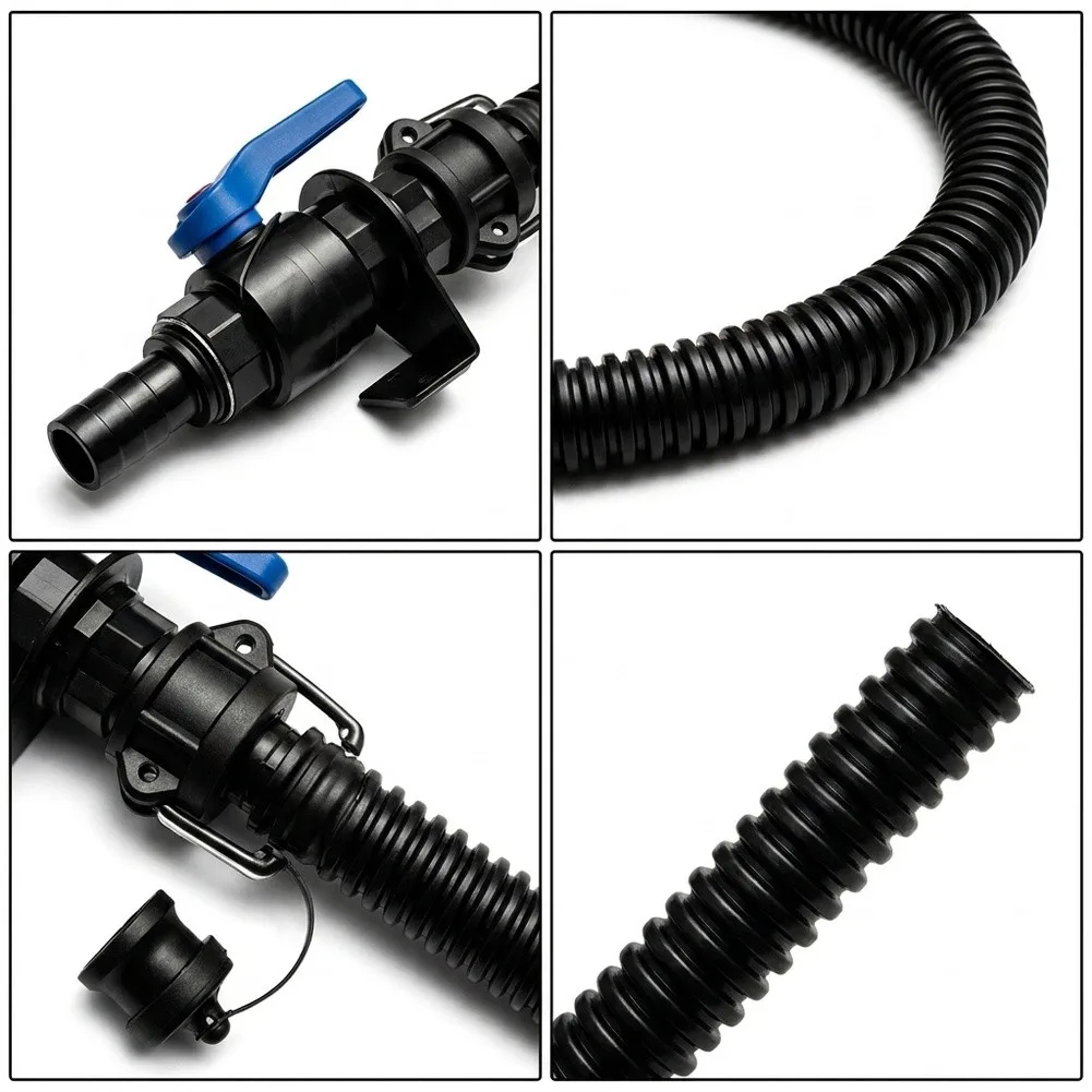 Manual for rv Gray Water Drain Valve with Quick Disconnect Fitting for Motorhome Travel Trailer Camping Greywater Tank