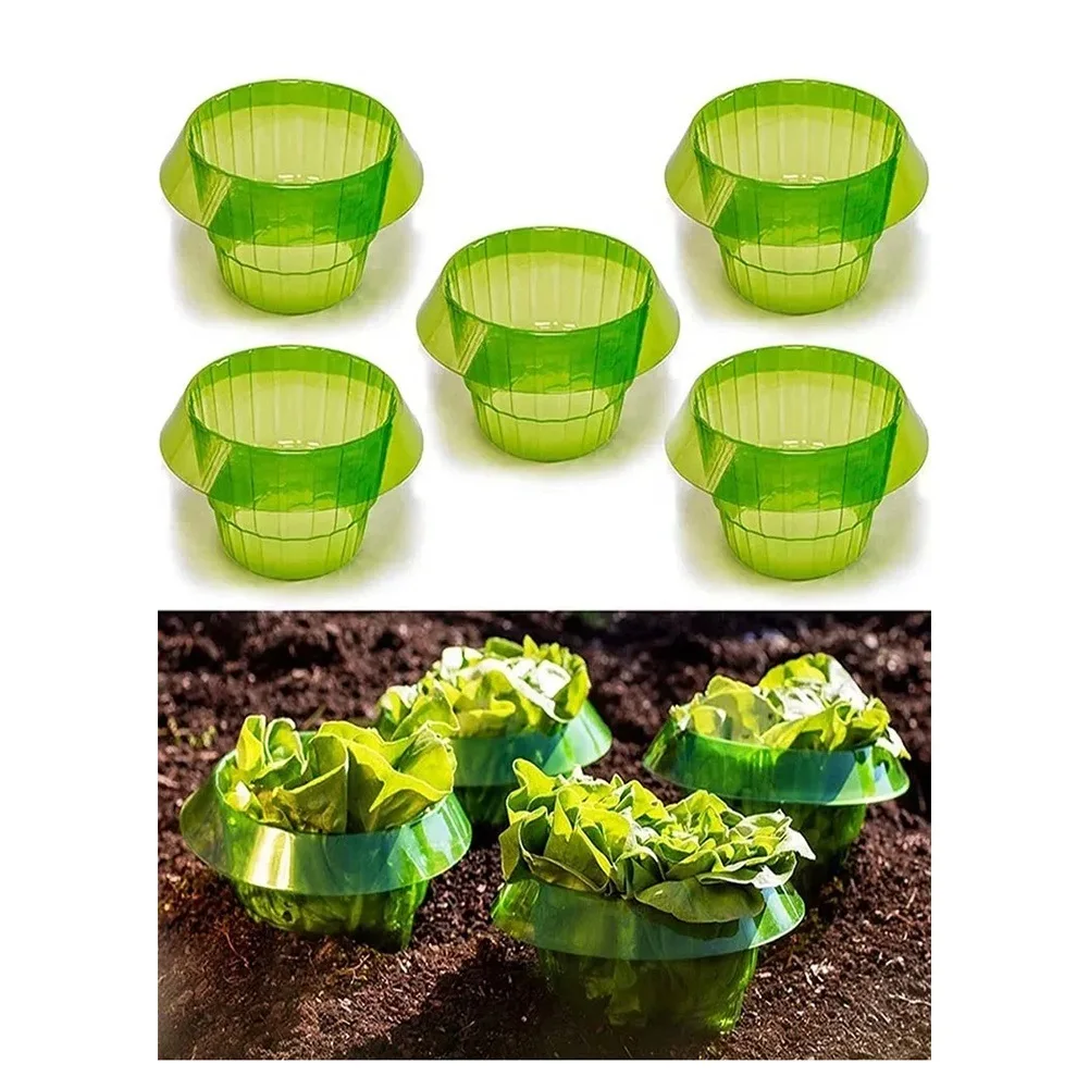 AT43-10PCS Slug Protection Vegetables Covers Plant Snail Collar Guard Garden