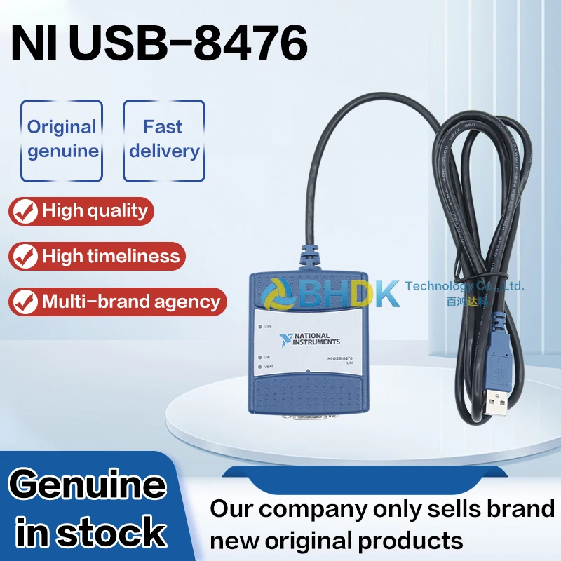 For NI USB-8476 Two Channel CAN FD High Speed Bus USB Interface For Vehicle Fault Diagnosis