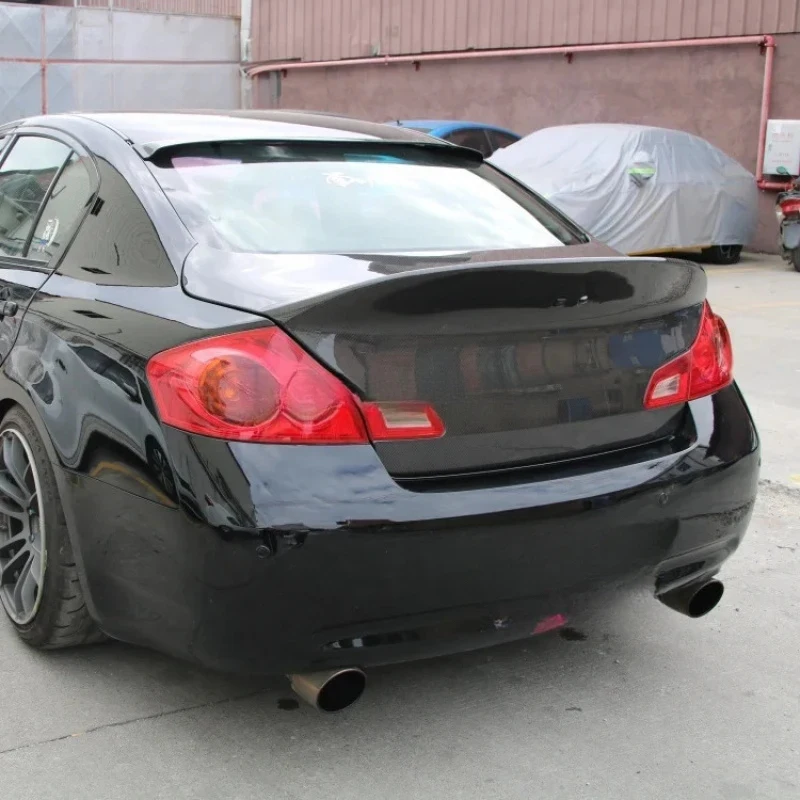 

Gloss Carbon Fiber Rear Trunk Boot Lid Exterior Body Parts For G37 SEDAN
