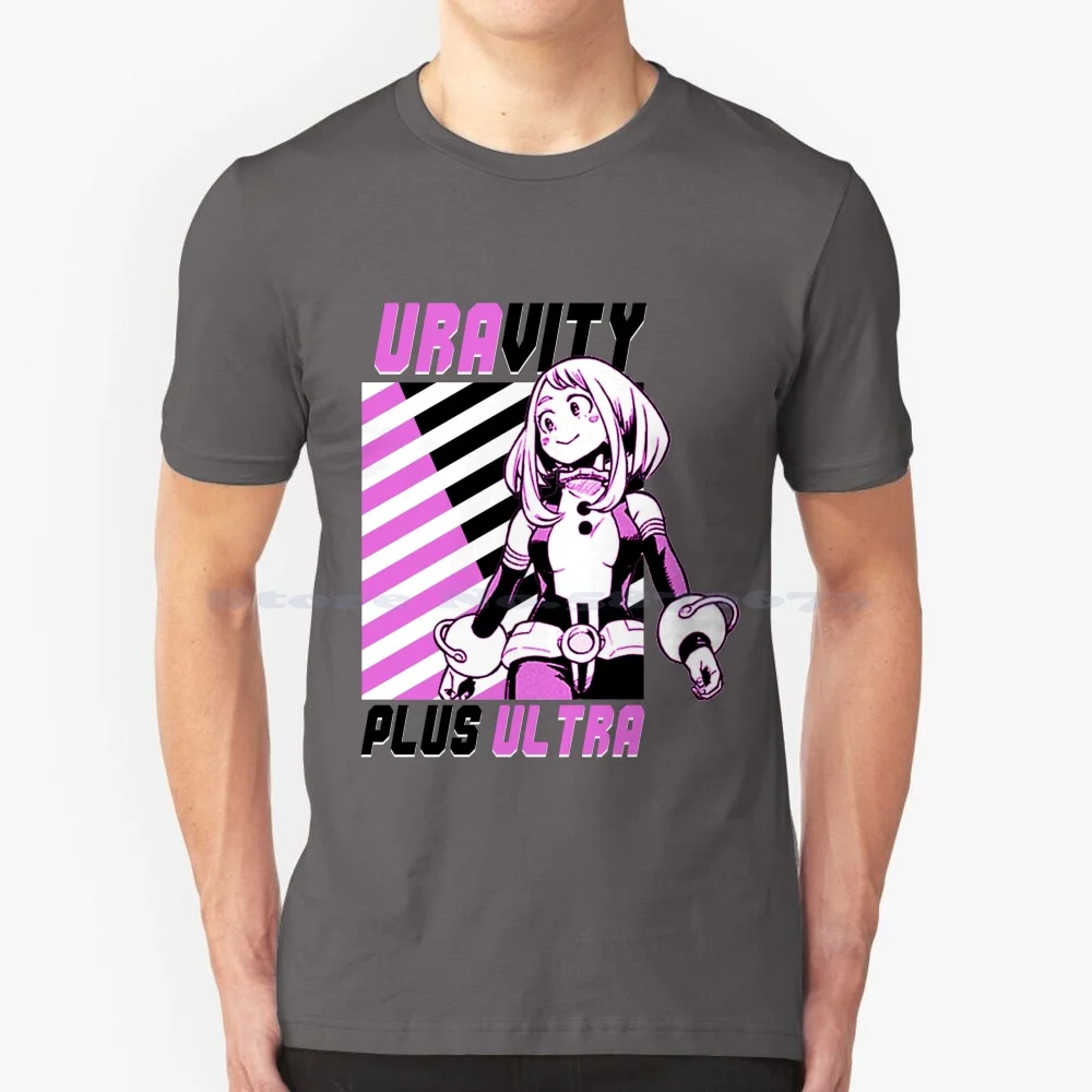 Uraraka ( Uravity ) T Shirt 100% Cotton Tee Uravity Deku Uraraka Bnha Boku No Hero Academia Izuku Anime Bakugo Mha Froppy Shoto