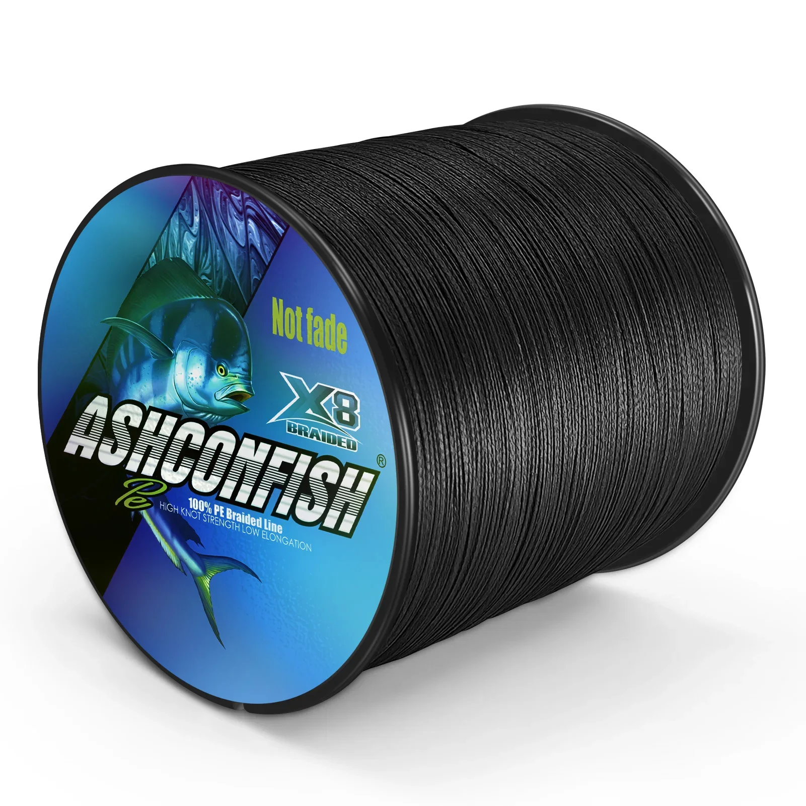 Ashconfish X8 Braid Fishing Line Super Strong 8 Strands 6LB-300LB Multifilament PE Line 100M Braided Line Fishing Not Fade Color