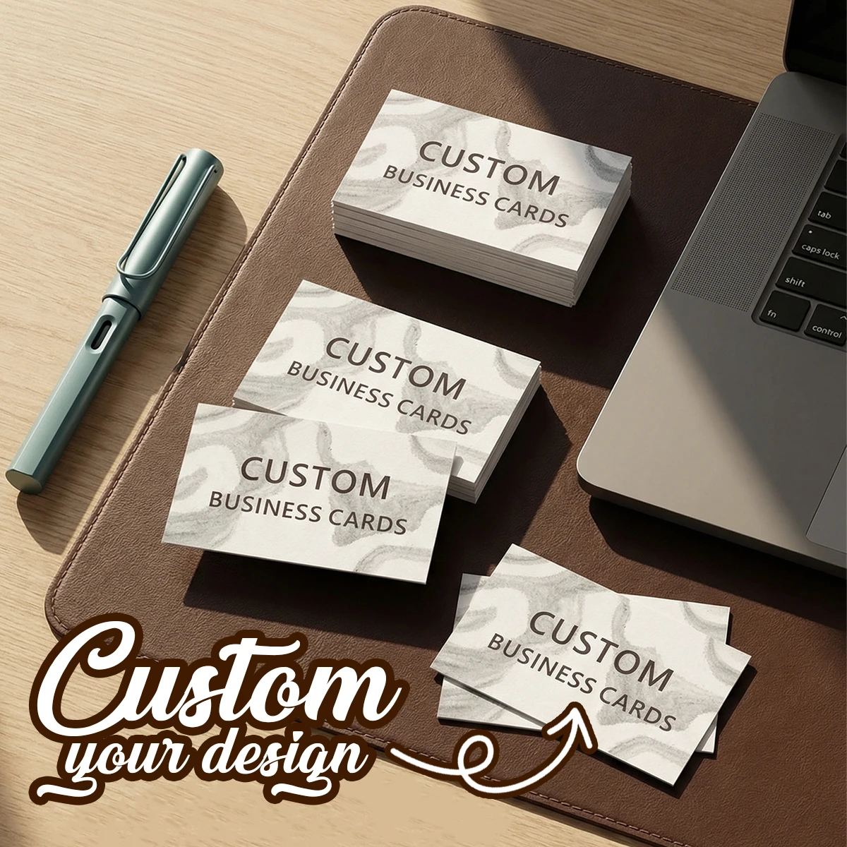 200-1000pcs Custom Business Cards With Logo Text, Personaliz