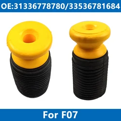 2Pcs Front Rear Suspension Shock Absorber Dust Cover Bump Stop 33536781684 31336778780 For BMW F07 GT 520d 528i 530d 535i 550ix