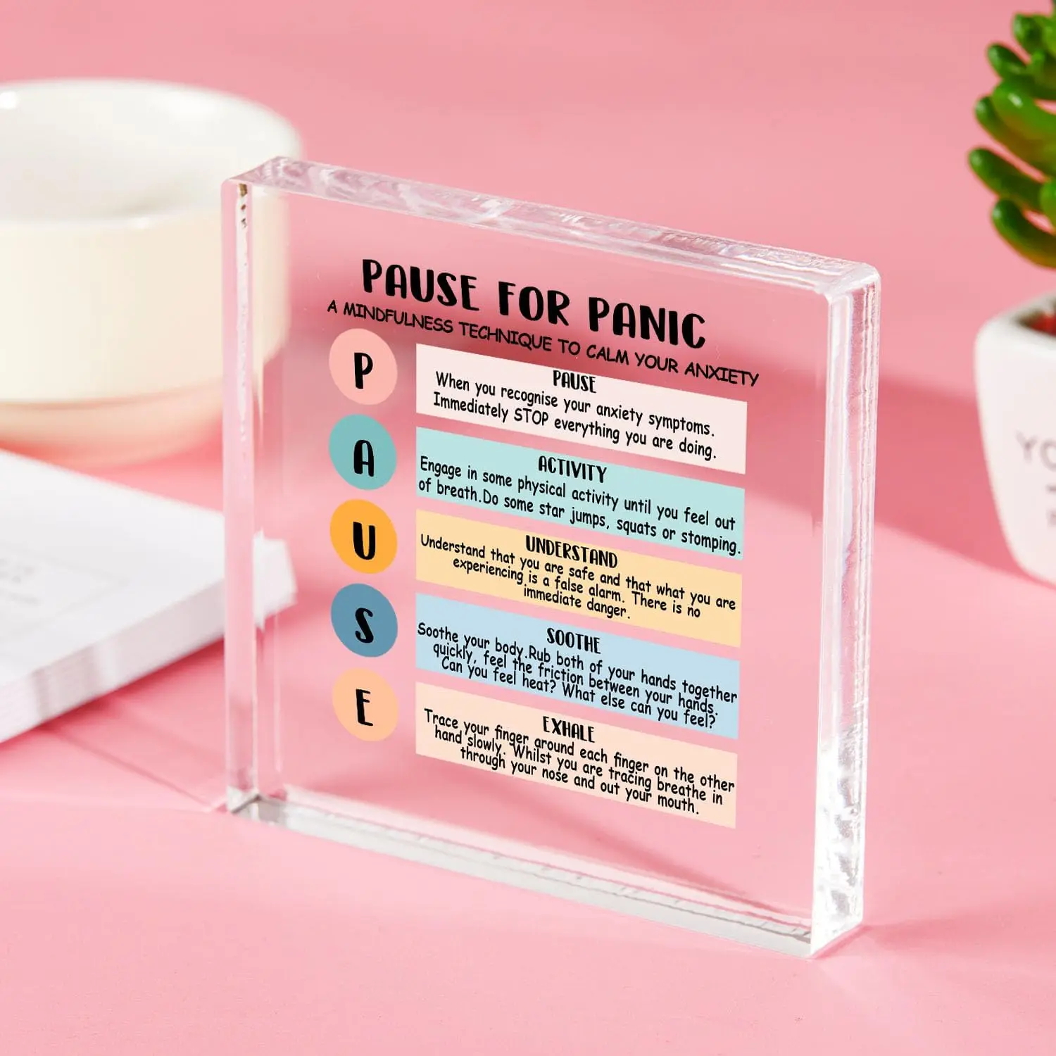 Positive Sign Decor For Therapy Office School Counseling Office - Office Decor For Therapists - Mental Health Awareness Gifts
