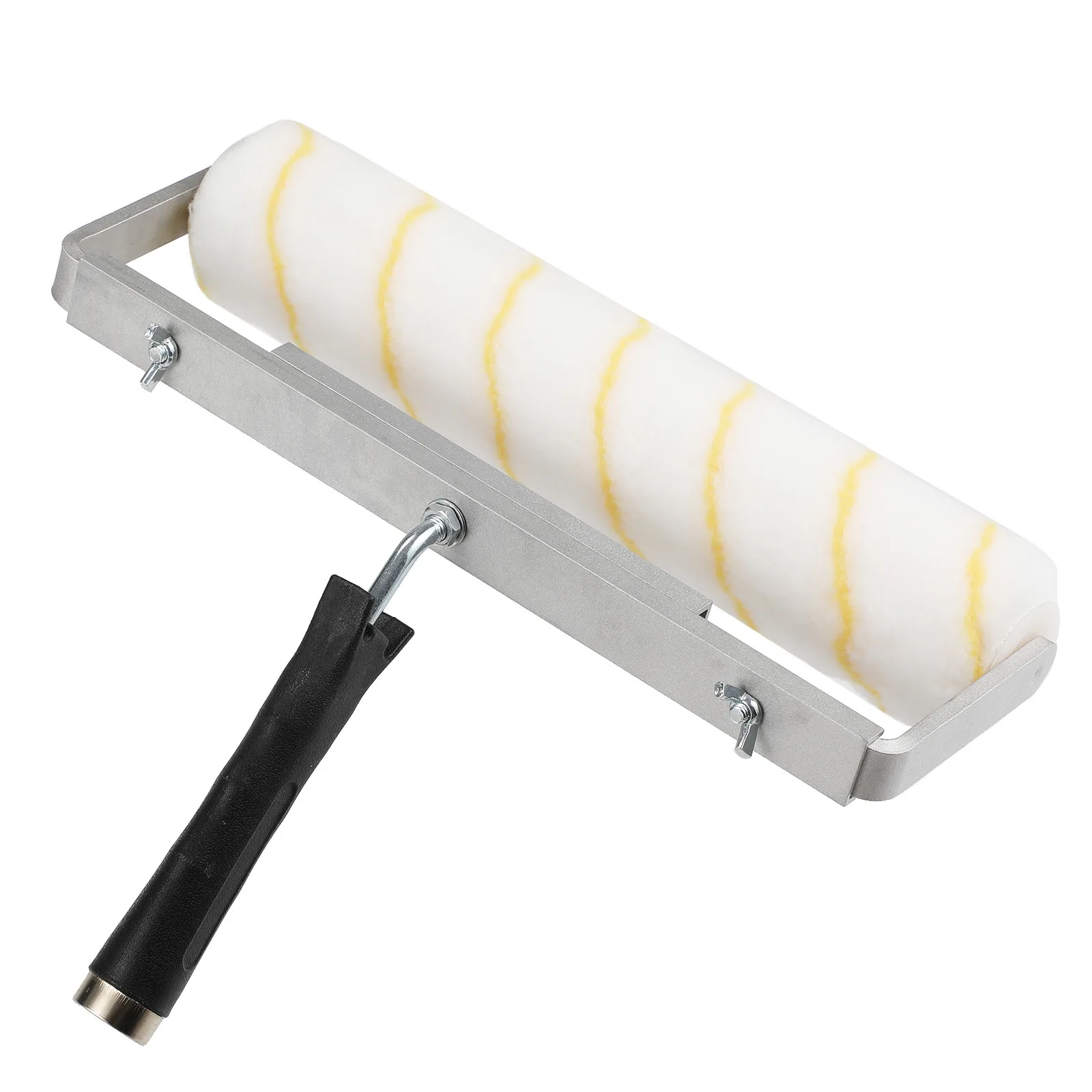 

For Home Improvement Wall Art Texturing Smooth Painting Application Paint Rollers 12inch Roller Brush Aluminum Alloy Handle