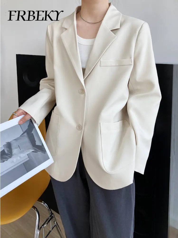 Fashion Woman Blazer 2023 Autumn New Korean Fashion Loose Long-sleeved Suit Jacket Blazer Women Elegant Female Blazer Coat