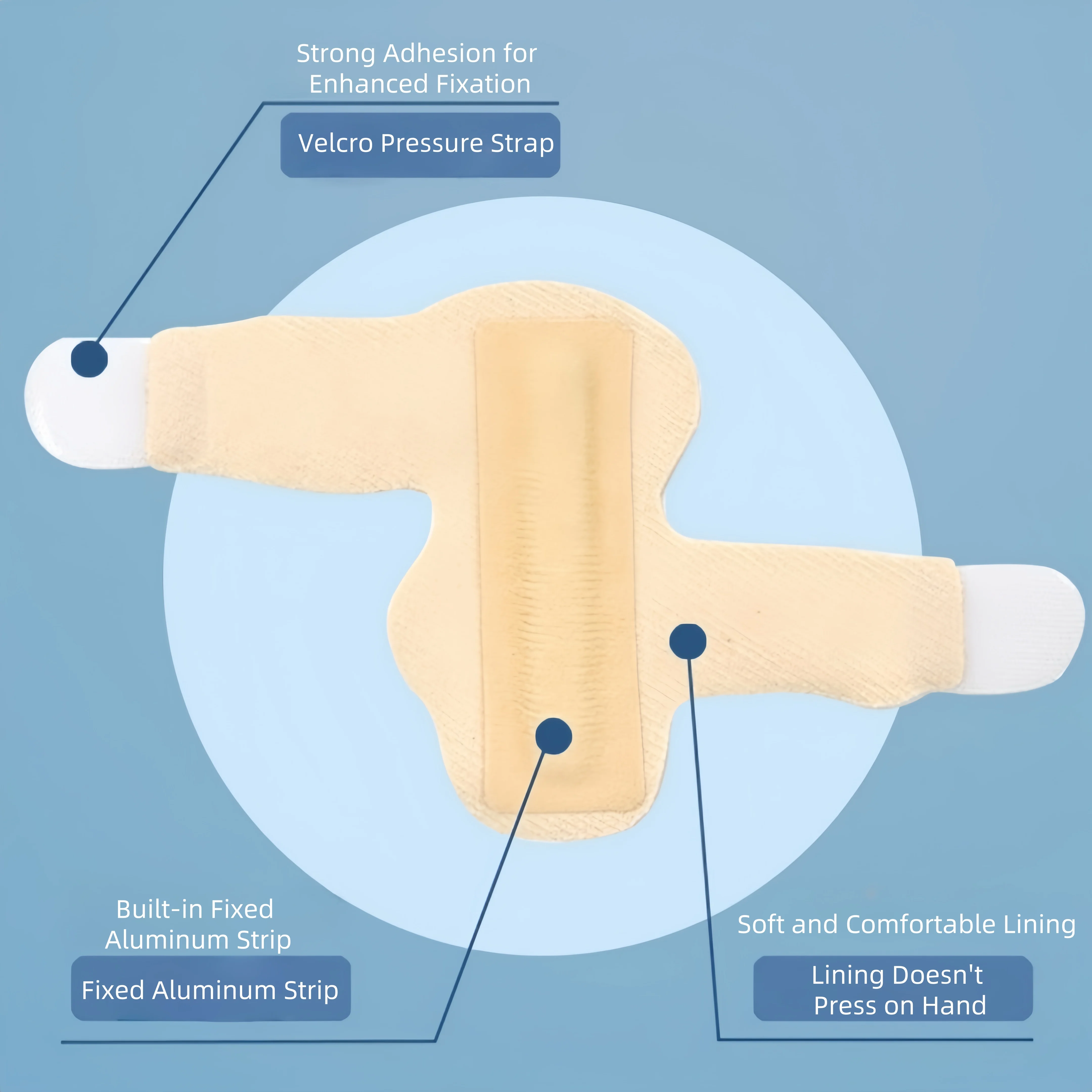 قابل للتعديل إصبع تثبيت جبيرة إصبع المثبت دعم لوحة تثبيت هدفين إصبع كم ضمادة التواء لتخفيف الآلام للأصابع #5