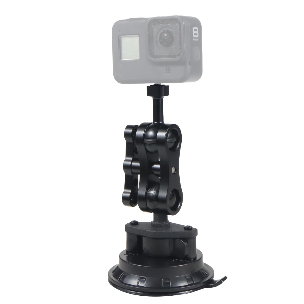 6 Zoll/4,5 Zoll/3 Zoll Handpumpen-Saugnapf mit 1/4 Zoll Gewinde Kamerastabilisator-Halterung für RAM-Kamera Auto-Fotografie Saugnapf – Detail 19