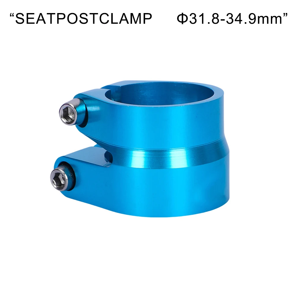 

Double Bolt Aluminum Alloy Bicycle Seatpost Clamp 31 8/34 9mm for Strong Fixing on Carbon Fiber Frame and Seatpost