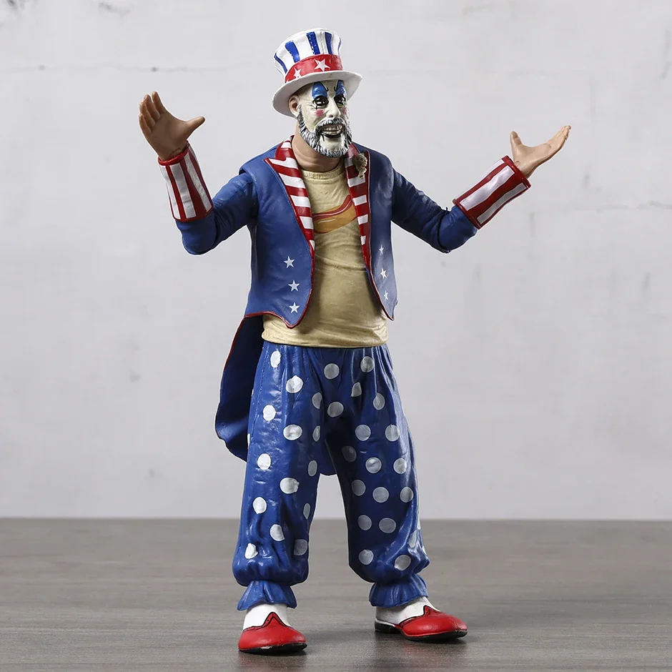 NECA House of 1000 Corpses Otis Driftwood / Captain Spaulding Action PVC Figure Doll Collectible Model Figurine Toy