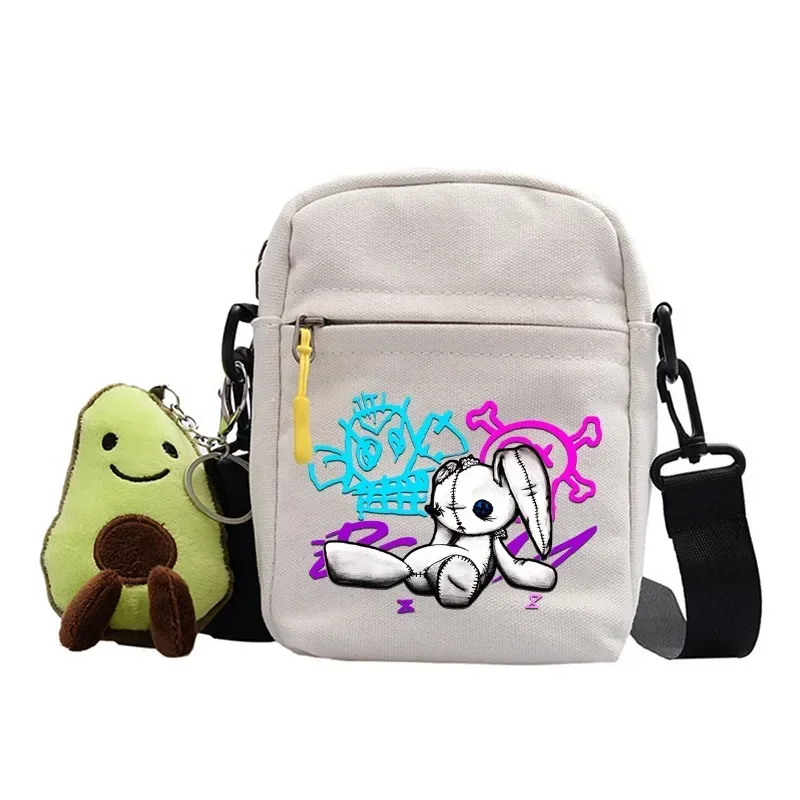 Fashion Shoulder Bag Movie Figure Jinx Boys Crossbody Pounch Girls Kawaii Canvas Square Messager Bags Travel Sport Children Gift