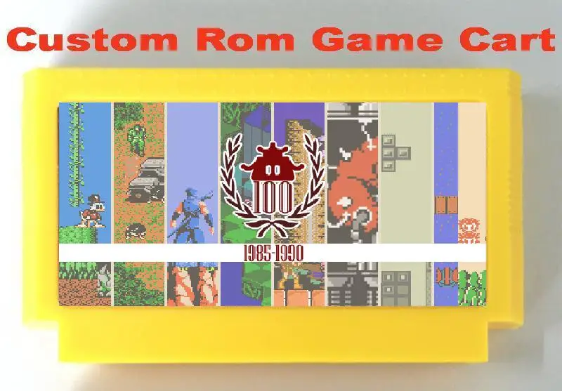 Custom make SINGLE game cartridge for NES/FC console, support Mapper 1,2,7,9,10,11,21,24,66,69,71,75,79,162,163