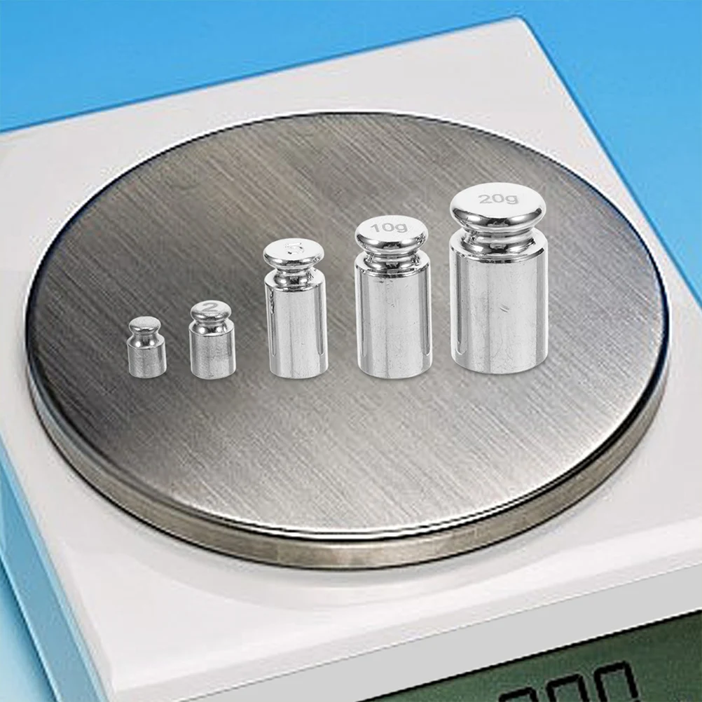 

10pcs Calibration Weight Kit 1g 2g 5g 10g 20g for Digital Scales Gram Weights Scale Calibration Instruments