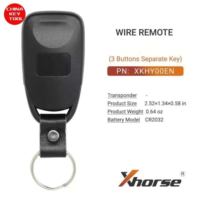 1PCS Xhorse Wire Remote For Hyundai Style 3 Separate Buttons XKHY00EN