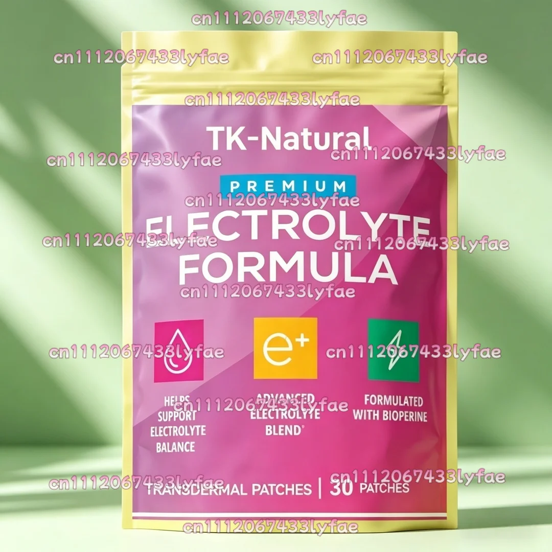 30 Patches Premium ElectrolyteTransdermal Patches Support for Keto, Low Carb, Rehydration & Recovery With Magnesium, Sodium