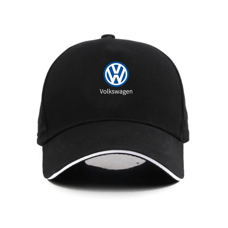 Car Sun Cap For VW GOLF RLine GTI T-ROC Touareg Polo Tiguan PASSAT Hat Car MOTO GP Racing Baseball Cap Hat Adjustable Casual Hat