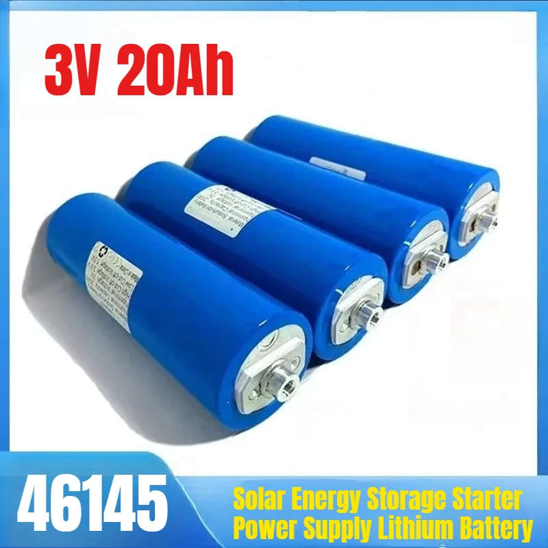 

3V 20Ah 46145 High-rate High and Low Temperature Resistant Battery Solar Energy Storage Starter Power Supply Lithium Battery