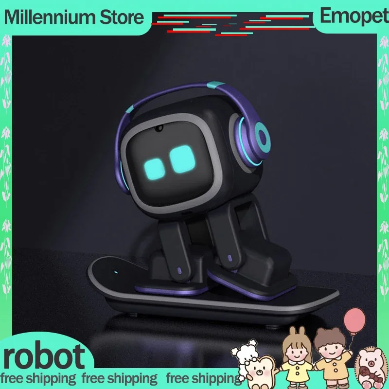 

Emo Smart Robot Emopet Intelligent Voice Emotional Ai Interaction Accompany Children's Electronic Pets Desktop Decoration Toys