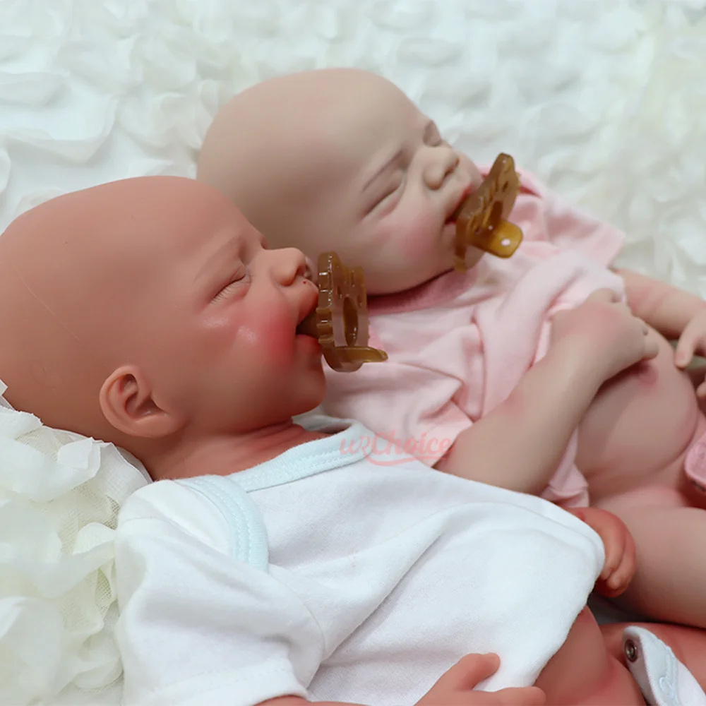 

19-дюймовые куклы-реборн с открытым ртом, моющиеся, реалистичные, мягкие силиконовые куклы для новорожденных, спящие куклы для всего тела, детский подарок