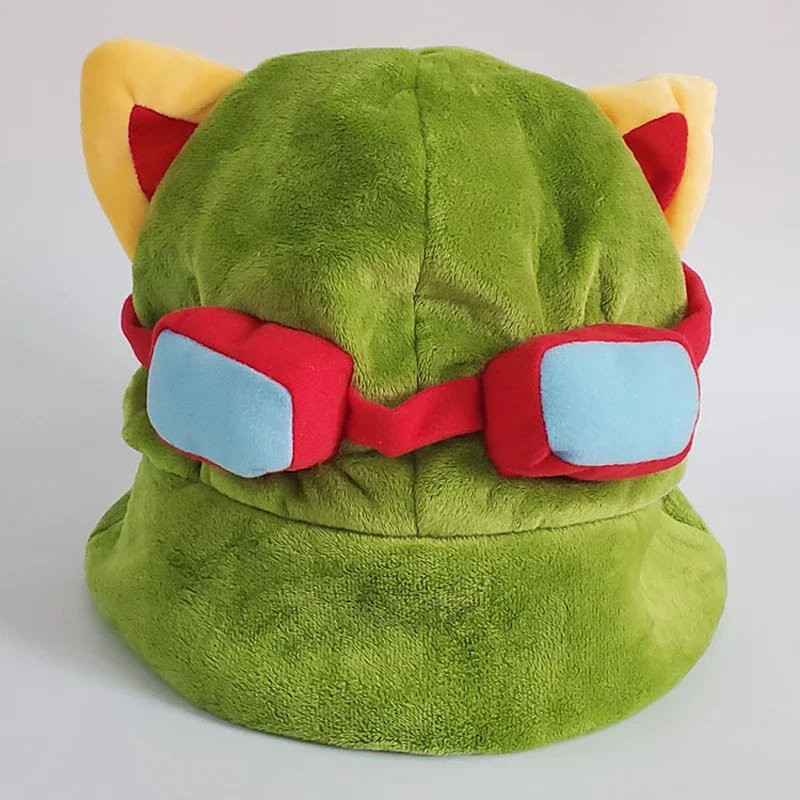 Hot sale kawaii Swift Scout Timor Teemo's Hat Men Women LOL Merchandise side  Cosplay Party Warm Hat Army Green Cap