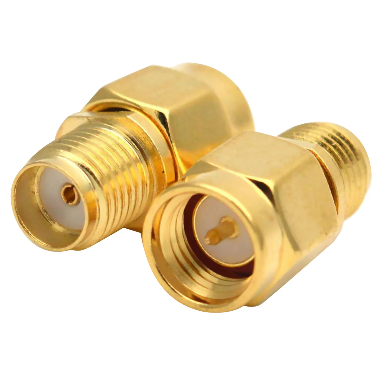 2pcs SMA Female Jack to SMA Male Plug adapter For RF Systems prevents oxidation and corrosion Connection Accessories