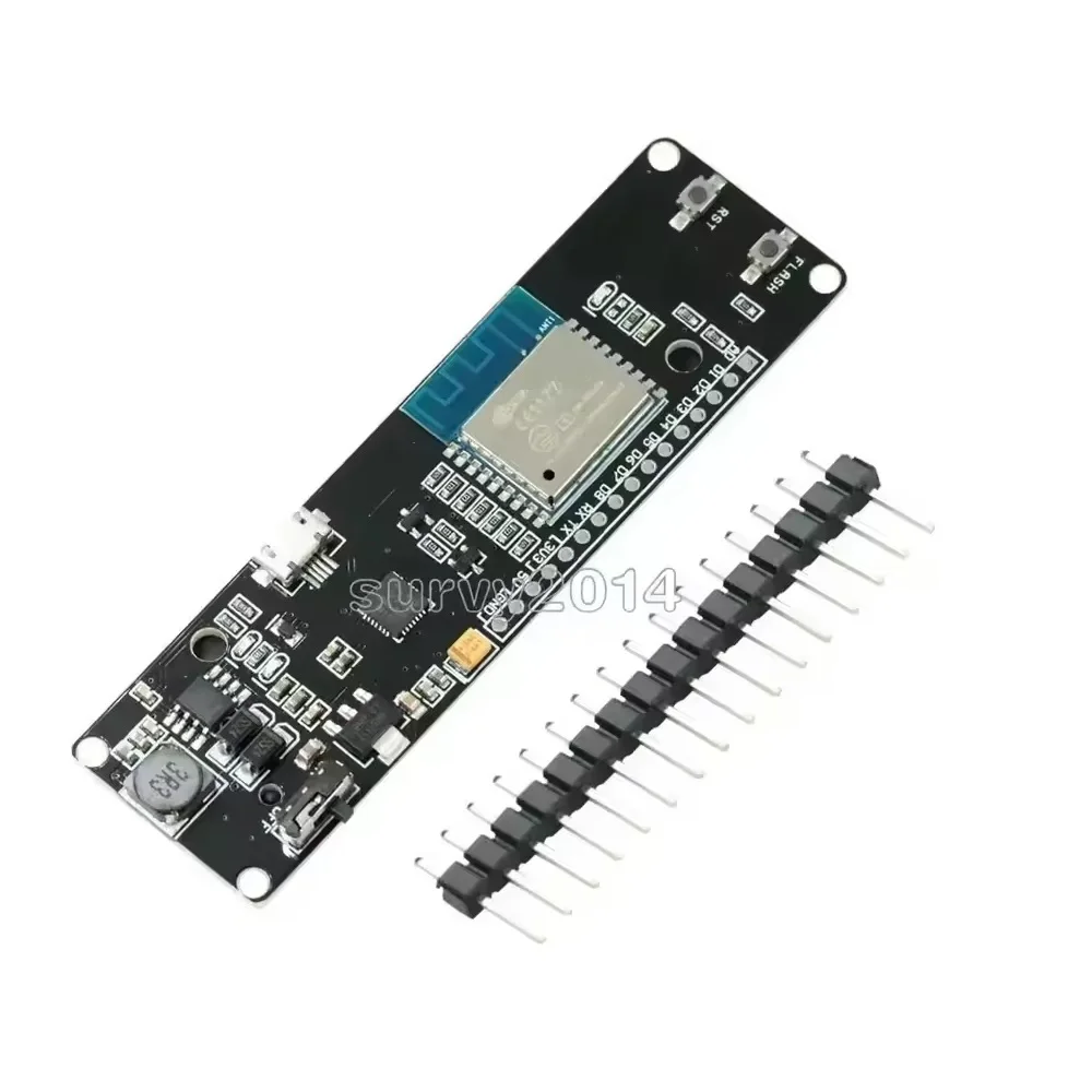 1PCS For WeMos D1 ESP-Wroom-02 Mother Board ESP8266 Mini WiFi Nodemcu Module 18650 Charging Battery Development Board PWM