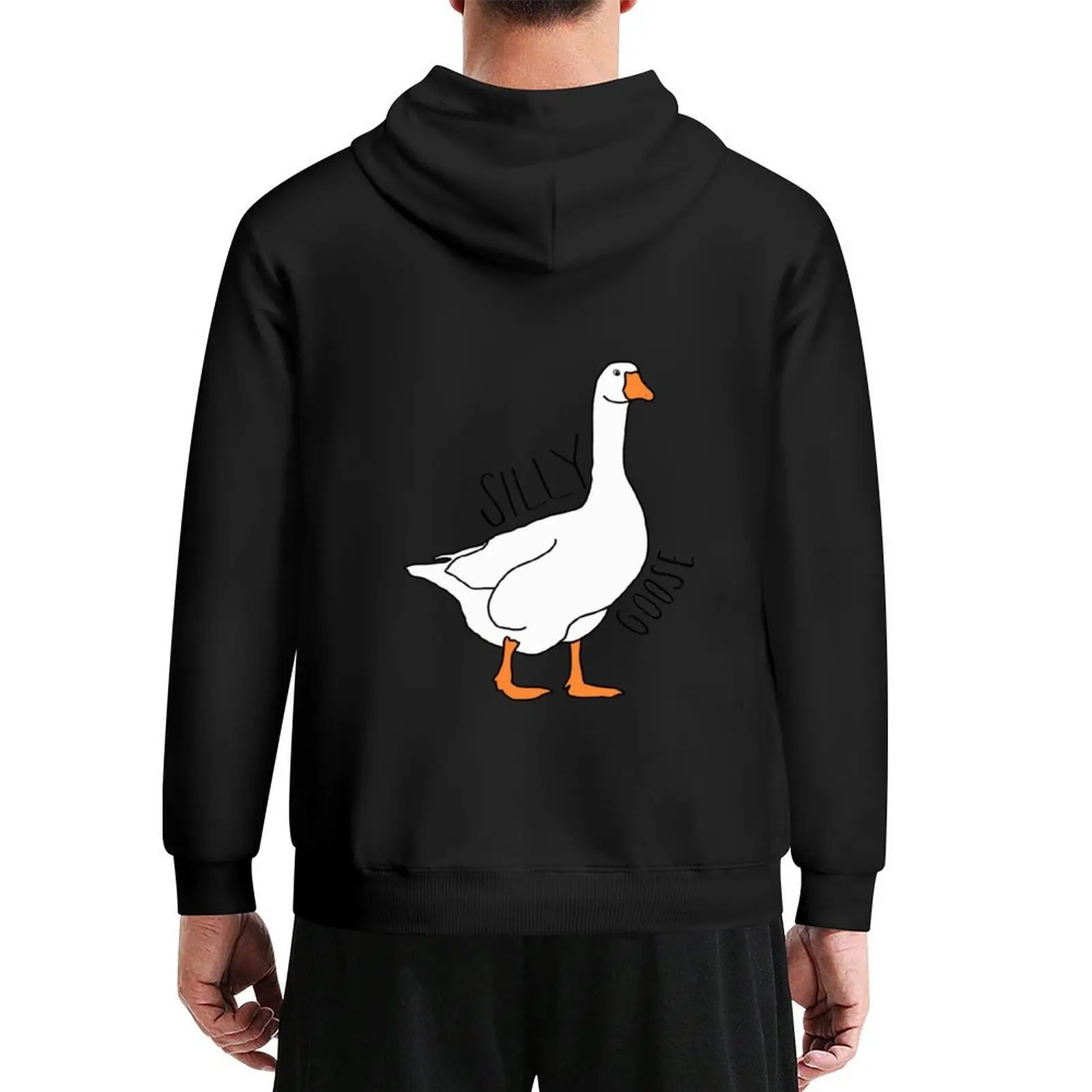 

silly goose Hoodie aesthetic clothing male clothes korean style clothes men's sweat-shirt set new hoodies and sweatshirts