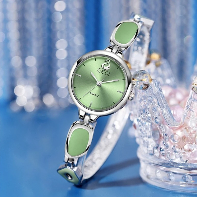 Women's Watch Elegant Luxury Jade Bracelet Quartz Watches Gift for Women 2025 New High Quality Waterproof Wristwatch