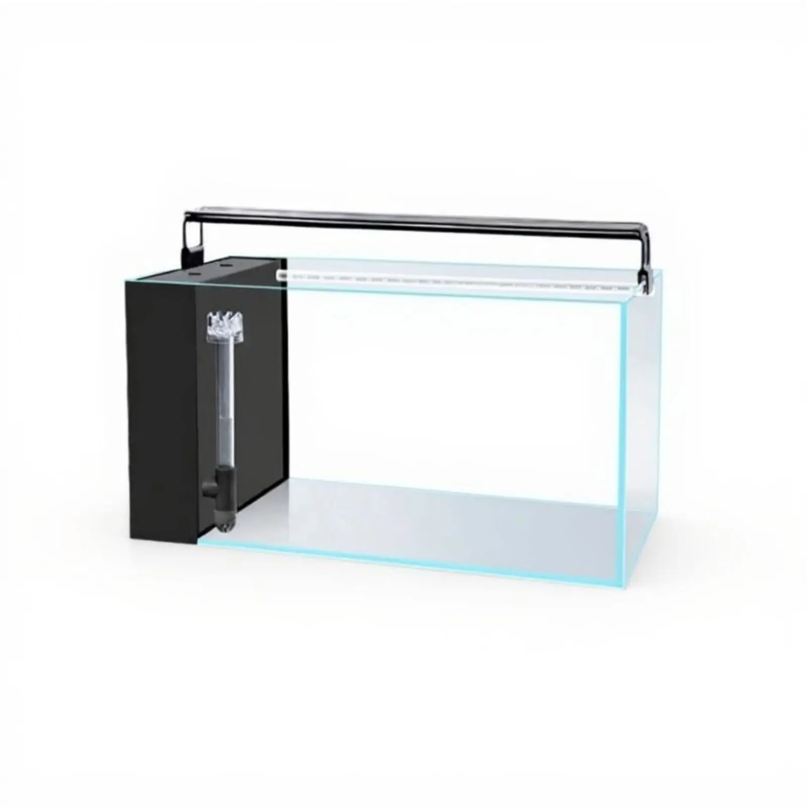 

Ультра-белый стеклянный аквариум с боковым фильтром и светодиодной подсветкой