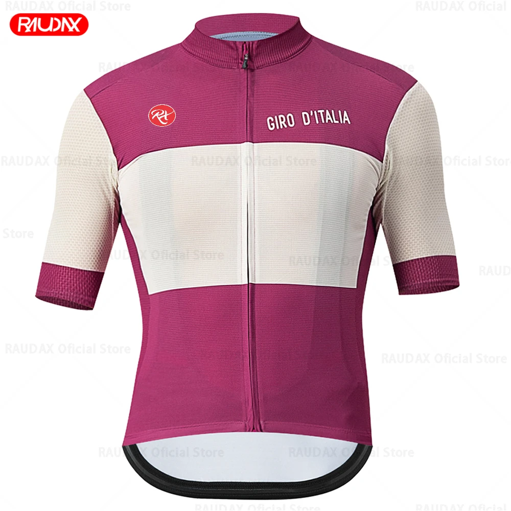 Rx GIRO Tour De ITALIA Cycling Jersey Set Short Sleeve Breathable MTB Bike Cycling Clothing Maillot Ropa Ciclismo Uniform Suit