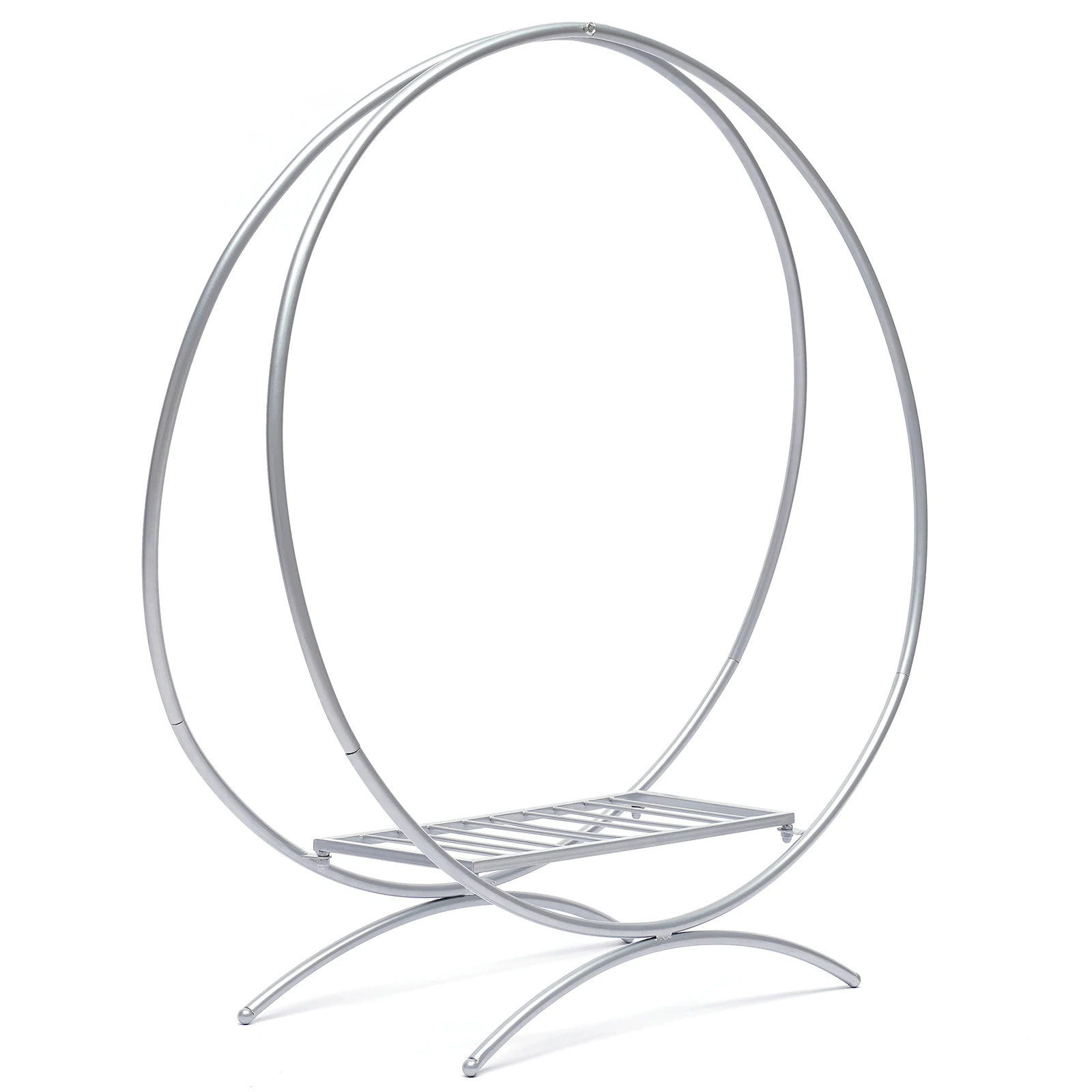 Modern 77CM Silver Ring Hoop for Cake Stand Wedding Arch Rack Stand Display Floral Holder Wedding Events Decor Arch Decor