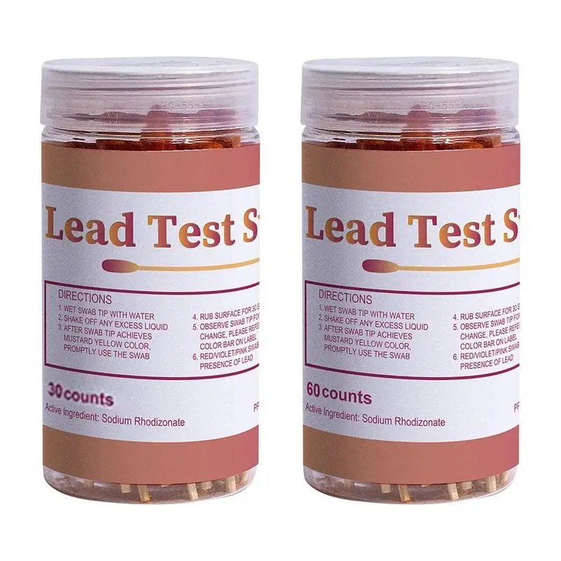 

Lead Paint Test Kit 30/60pcs Instant Lead Test Kits For Rapid Results Fast Results In 30 Seconds Instant Lead Test For Painted