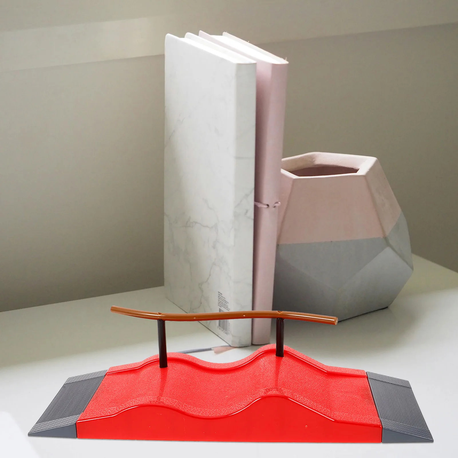 Griffbrett Skatepark Hindernis Requisiten Set Präzisionsgefertigte realistische Erfahrung Tricks Üben Mini Skate Park Finger Skate