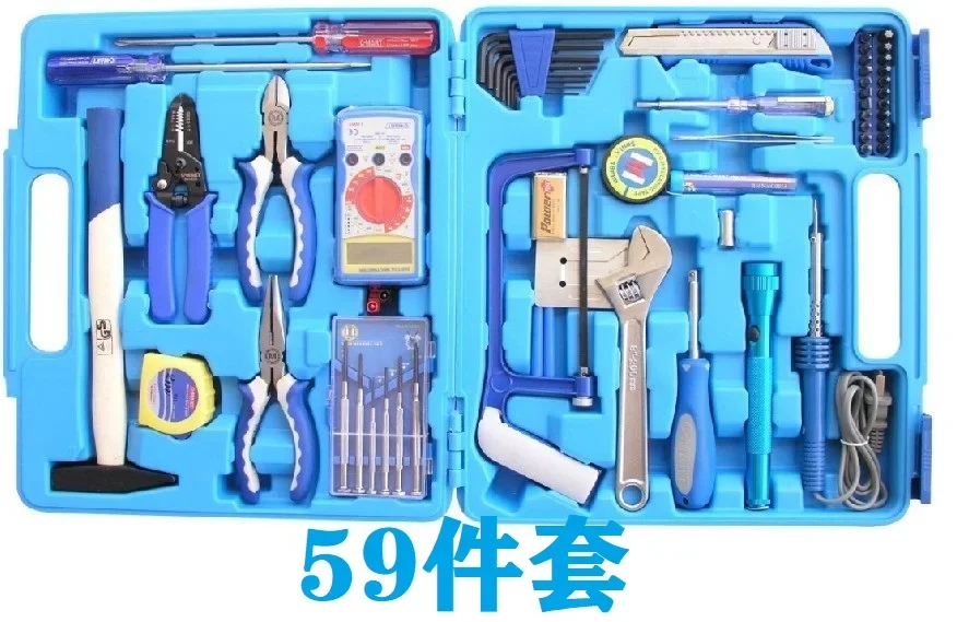 Conjunto de ferramentas de manutenção de eletricista, conjunto de ferramentas Taiwan Sigma C-MART, 42 peças, 59 peças