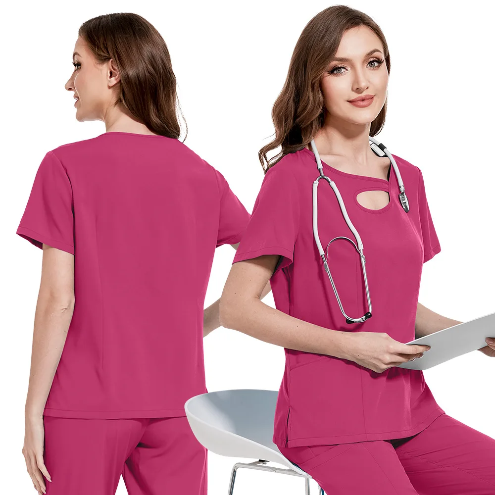 Conjunto de uniformes médicos para mujer, ropa de trabajo para médicos, enfermeras, clínica Dental, salón de belleza