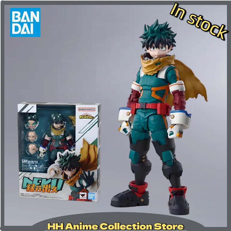 

In Stock Bandai S.H.Figuarts SHF My Hero Academia Deku Anime Action Fighter Finished Model Toy Gift for Children Kid
