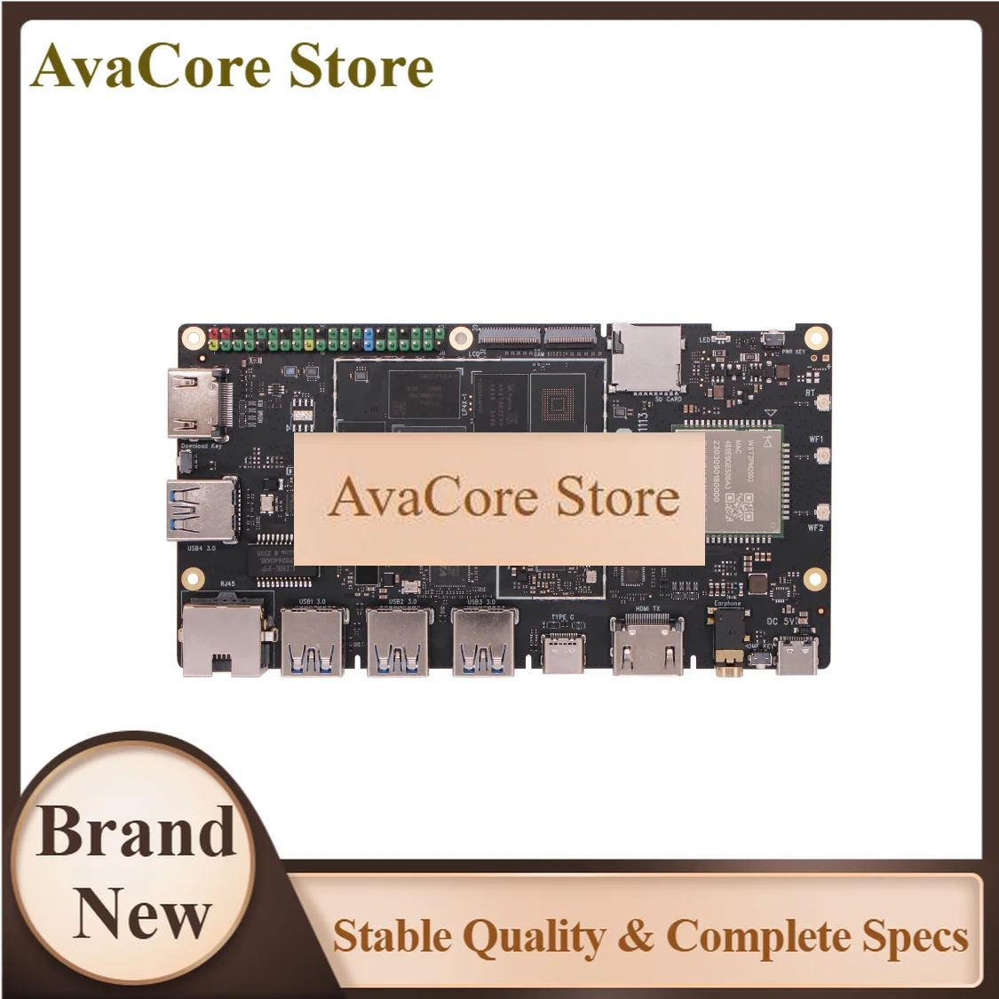 AvaCoreRadxa Nio 12l Sbc, Mtk Genio 1200 8-core Cpu, Os Pre-installed,single Board Computer