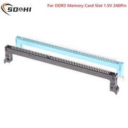 Desktop Computer DDR3 Memory Card Slot 1.5V 240Pin Socket Motherboard Repair Replacement Jack