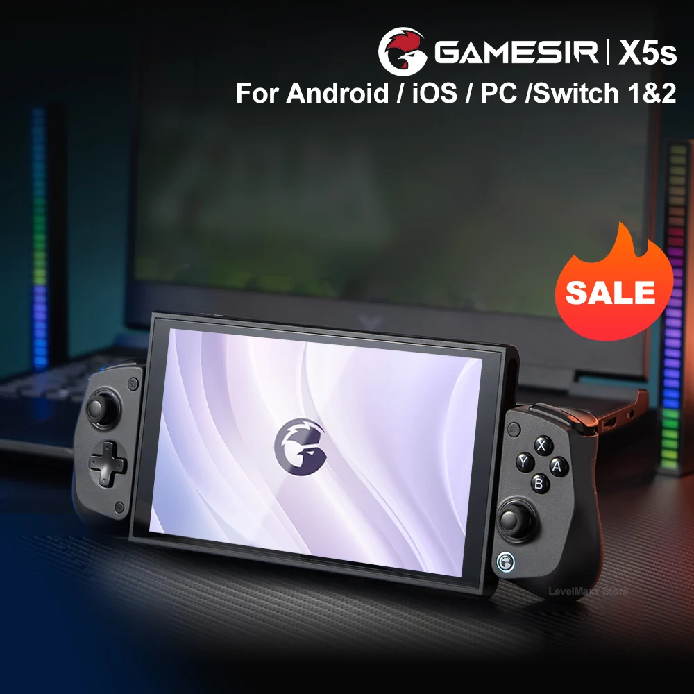 Gamesir X5S Wireless Mobile Game Controller with Tri-Mode Connectivity Lightweight Design HD Vibration for Switch 2 Android IOS