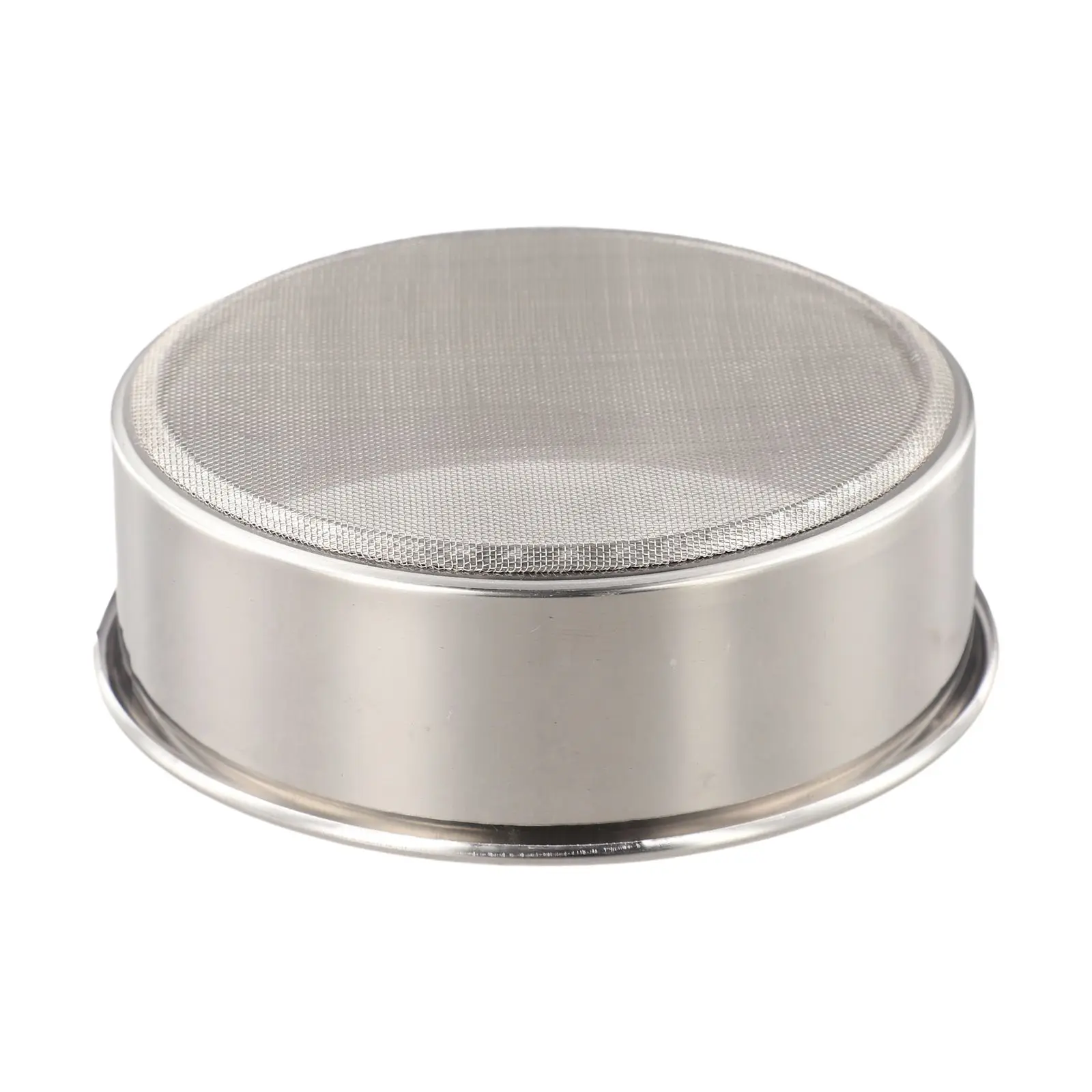 Round Stainless Steel Flour Strainer 40 Mesh for Sifting Flour Baking Powder Salt Cocoa Powdered Sugar in Everyday Cooking