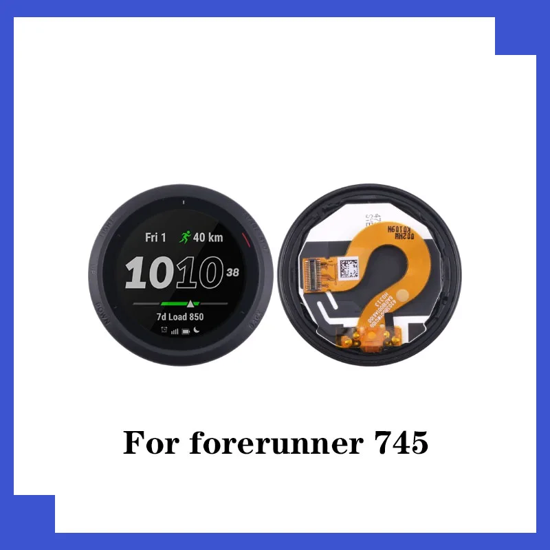 For Garmin Forerunner 745 LCD Display Screen Sport Watch Repair Replacement For Garmin FORERUNNER 745 LCD
