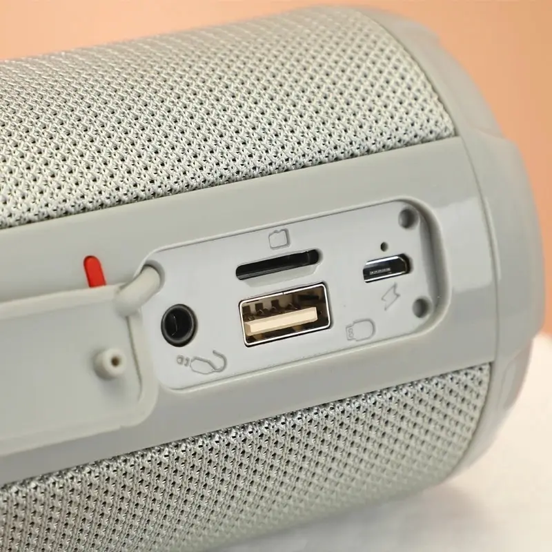 Altavoz Bluetooth inalámbrico Pequeño, portátil, Doble tarjeta de altavoz para el hogar, Subwoofer fuerte para exteriores, compatible con Radio FM, TF