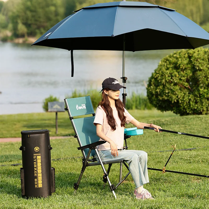 

Carbon Steel Fishing Chair Foldable Multifunctional Reclining Adjustable Height for Outdoor Fishing
